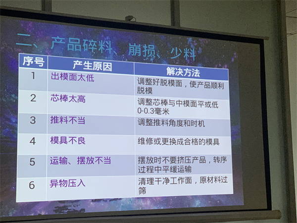 翔宇粉末冶金組織全廠員工參加產(chǎn)品質量問題以及工廠環(huán)境整理培訓